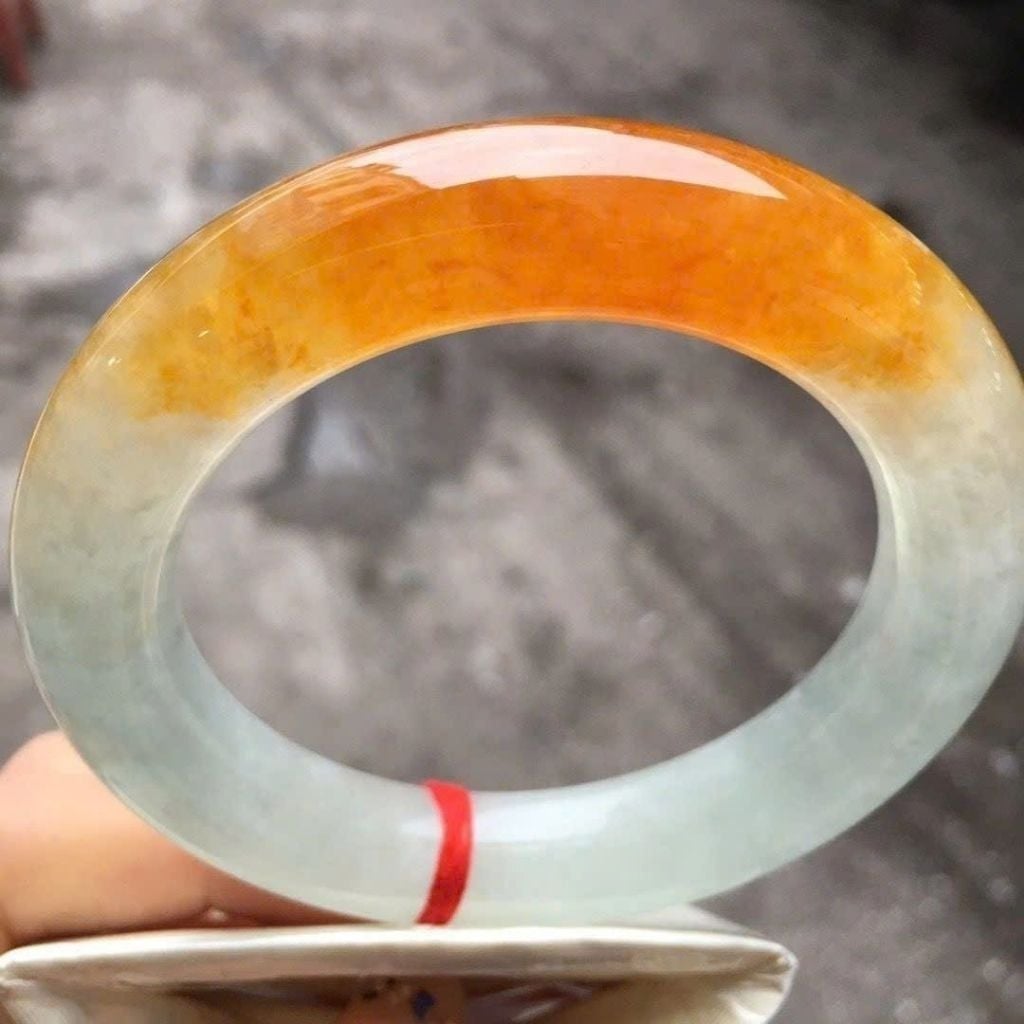  Vòng Tay Ngọc Hòa Điền Thiên Nhiên Lên Nước Huyết Ngọc BKJECN-9449 