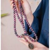  Chuỗi Tràng Hạt Cổ Hạt Bồ Đề Khắc Chú Lục Tự Đại Minh BKJECN-9465 