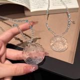  Mặt Dây Chuyền Hồ Ly Cửu Vĩ Thạch Anh Trắng Tự Nhiên BKJECN-9497 