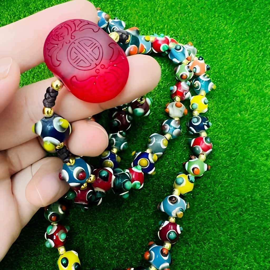  Chuỗi hạt Phật lưu ly cổ hồi lưu HÀNG SƯU TẦM ĐỘC ĐÁO BKJECN-9524 