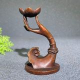  Thác Khói Trầm Hương Bằng Đồng Tay Phật  BKMECN-10013 