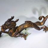  Tượng Rồng Phong Thủy Bằng Đồng Cổ Sưu Tầm BKMECN-10016 