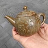  Ấm Trà Bằng Đồng Cổ Bách Phúc Sưu Tầm BKMECN-10020 