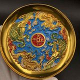  Đĩa Đồng Tứ Linh Thiên Hạ Thái Bình BKMECN-10028 
