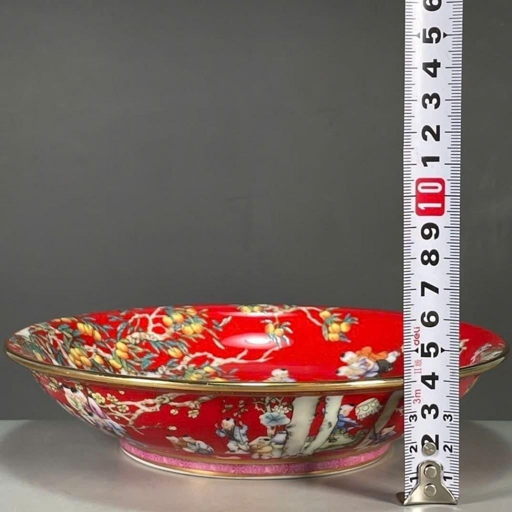  Đĩa Sứ Thưởng Ngoạn Bách Nhi Đồ Cổ Sưu Tầm BKMECN-10033 