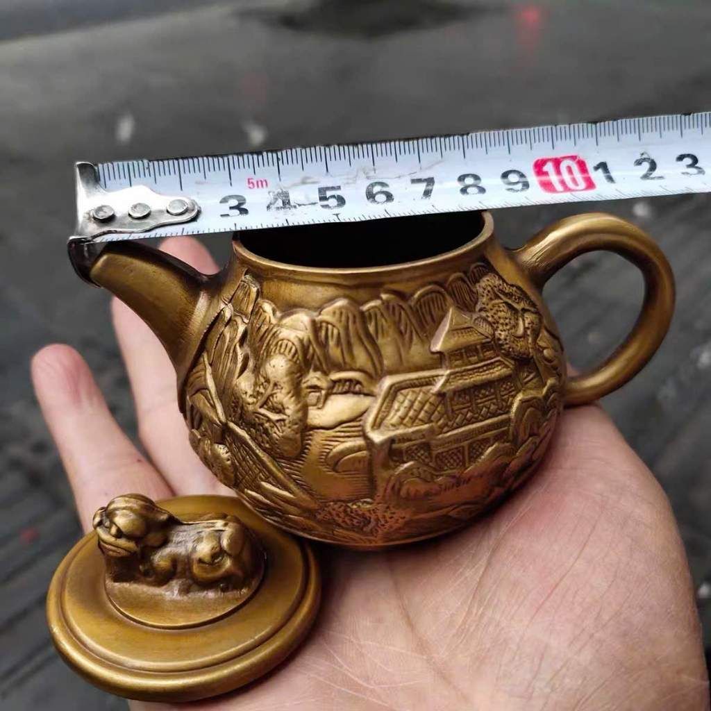  Ấm Đồng Phong Thủy Sơn Thủy Hữu Tình BKMECN-10060 
