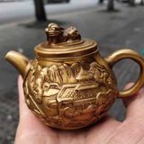  Ấm Đồng Phong Thủy Sơn Thủy Hữu Tình BKMECN-10060 