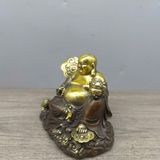  Tượng Phật Di Lặc tọa bao tiền bằng đồng hoàng gia BKMECN-10070 