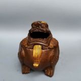  Lư Xông Trầm Tỳ Hưu Bảo Thủ Bằng Đồng Mạ Vàng Cổ Kính  BKMECN-10074 