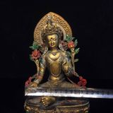  Tượng Phật Bản Tôn Bằng Đồng Hoàng Gia BKMECN-10079 