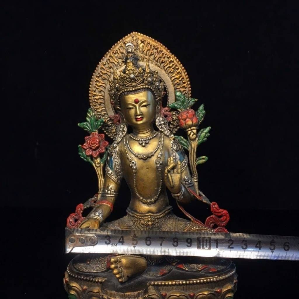  Tượng Phật Bản Tôn Bằng Đồng Hoàng Gia BKMECN-10079 