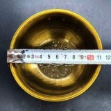  Bát Đồng Chạm Cửu Ngư Quần Hội Nạm Ngọc  BKMECN-10081 