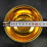  Bát Đồng Hoàng Kim Chạm Hoa Văn Chữ Phúc BKMECN-10082 