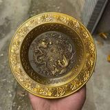  Đĩa đồng chạm Long Phụng Trình Tường hoàng gia BKMECN-10083 