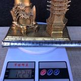  Mô Hình Tháp Văn Xương Kèm Ống Cắm Bút Bằng Đồng BKMECN-10101 