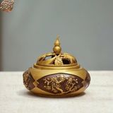  Lư Xông Trầm Đồng Giả Cổ Dáng Đóa Sen Liên Hoa Tây Tạng BKMECN-10118 