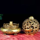  Cửu Chuyển Càn Khôn Đỉnh Bằng Đồng Vàng Nguyên Chất BKMECN-10131 