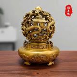  Cửu Chuyển Càn Khôn Đỉnh Bằng Đồng Vàng Nguyên Chất BKMECN-10133 