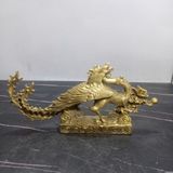  Tượng Chim Phượng Hoàng Đồng Vàng Nguyên Chất BKMECN-10142 