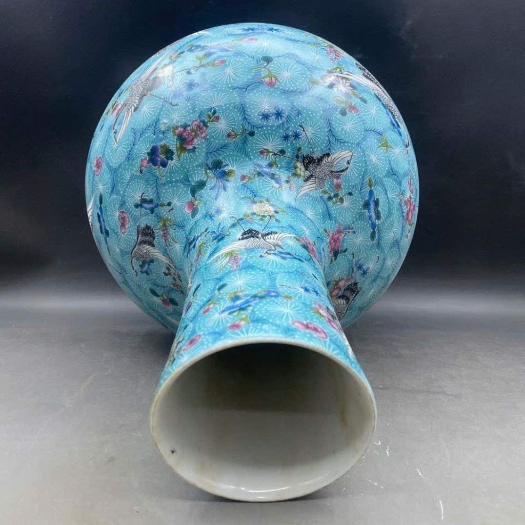  Bình Thiên Cầu Gốm Sứ Phát Quang Cổ Ngoạn BKCECN-10520 