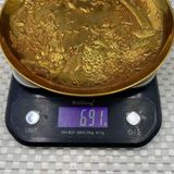  Đĩa Đồng Đúc Bách Điểu Triều Phụng Hoàng Kim BKMECN-10151 