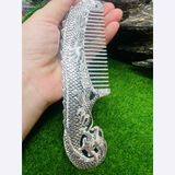  Lược Đồng Mạ Bạc Chạm Nổi Hình Tượng Rồng BKMECN-10156 