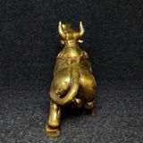  Tượng Trâu Đồng Chiêu Tài Kèm Lư Xông Trầm Hoàng Kim BKMECN-10165 