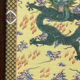  Tranh Sứ Khung Gỗ Chạm Nổi Thanh Long Hưng Thịnh Giả Cổ BKMECN-10178 