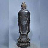  Tượng Đồng Phật Tổ A Di Đà Đứng Đài Sen BKMECN-10187 