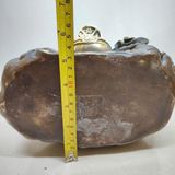  Tượng Đồng Di Lặc Ngồi Bao Tiền Cưỡi Thiềm Thừ May Mắn BKMECN-10197 