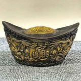  Thỏi Vàng Bằng Đồng Thúc Nổi Lưỡng Long Chầu Chữ Chiêu Tài BKMECN-10198 