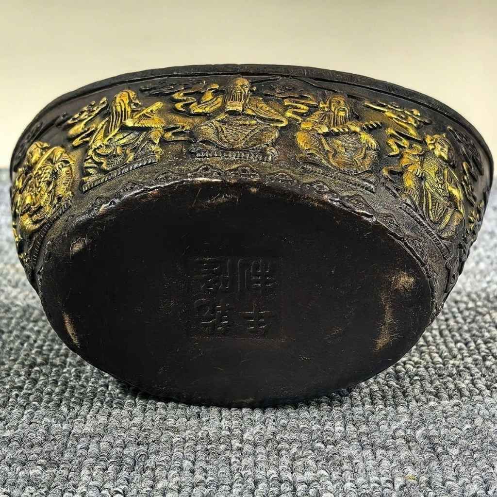  Thỏi Vàng Bằng Đồng Thúc Nổi Lưỡng Long Chầu Chữ Chiêu Tài BKMECN-10198 