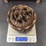  Lư Xông Trầm Bằng Đồng Dáng Bao Tiền Nắp Hồ Lô Thỏi Vàng BKMECN-10217 