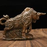  Tượng Trâu Đồng Phong Thủy Khảm Ngọc Chiêu Tài Tiến Bảo BKMECN-10223 