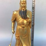  Tượng Quan Công Bằng Đồng Vàng Phong Thủy BKMECN-10244 
