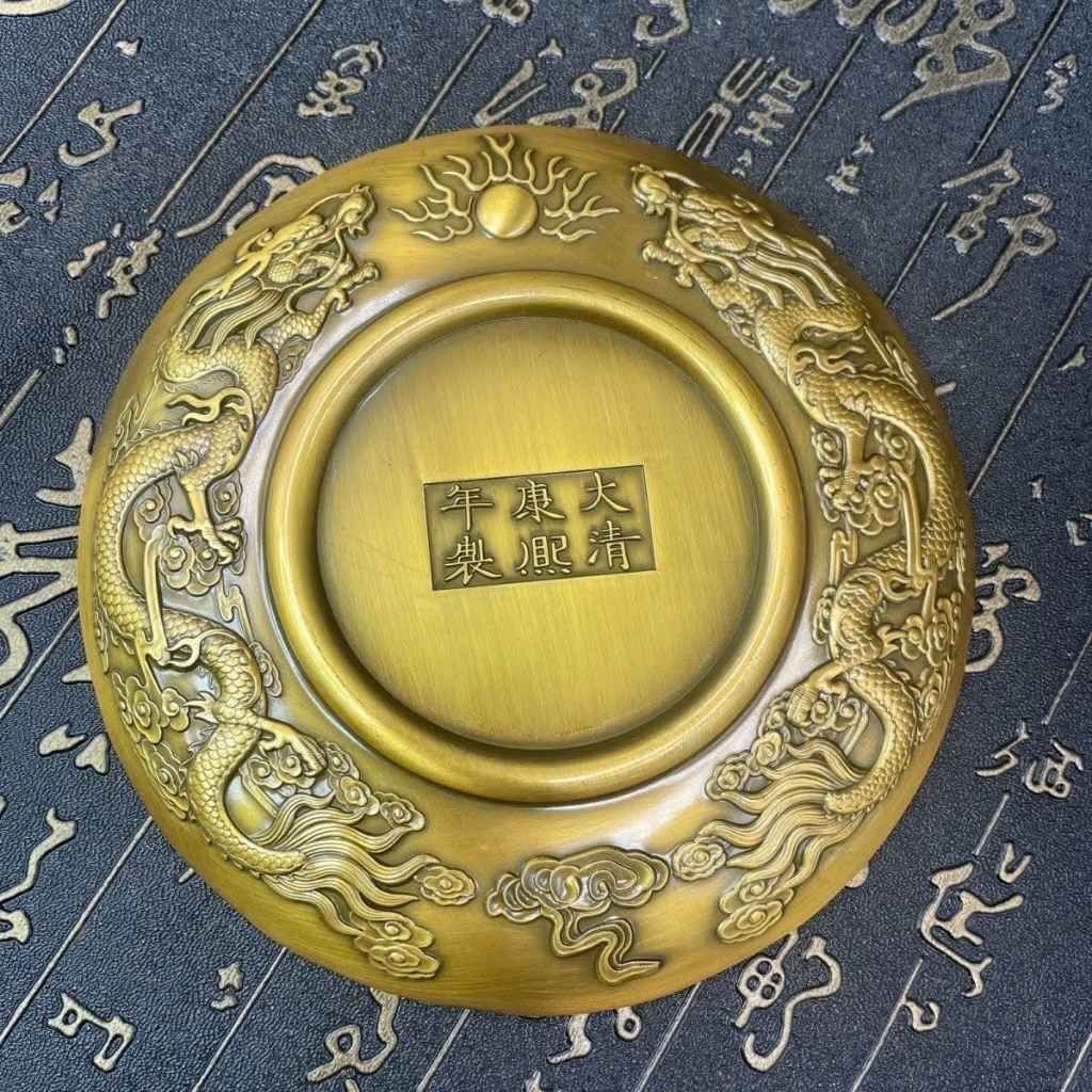  Khánh Chiêu Tài Bằng Đồng Họa Tiết Cây Tài Lộc Cát Tường BKMECN-10253 
