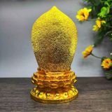  Tượng Phật Tổ Thích Ca Bằng Đồng Dát Vàng Tọa Đài Sen BKMECN-10255 