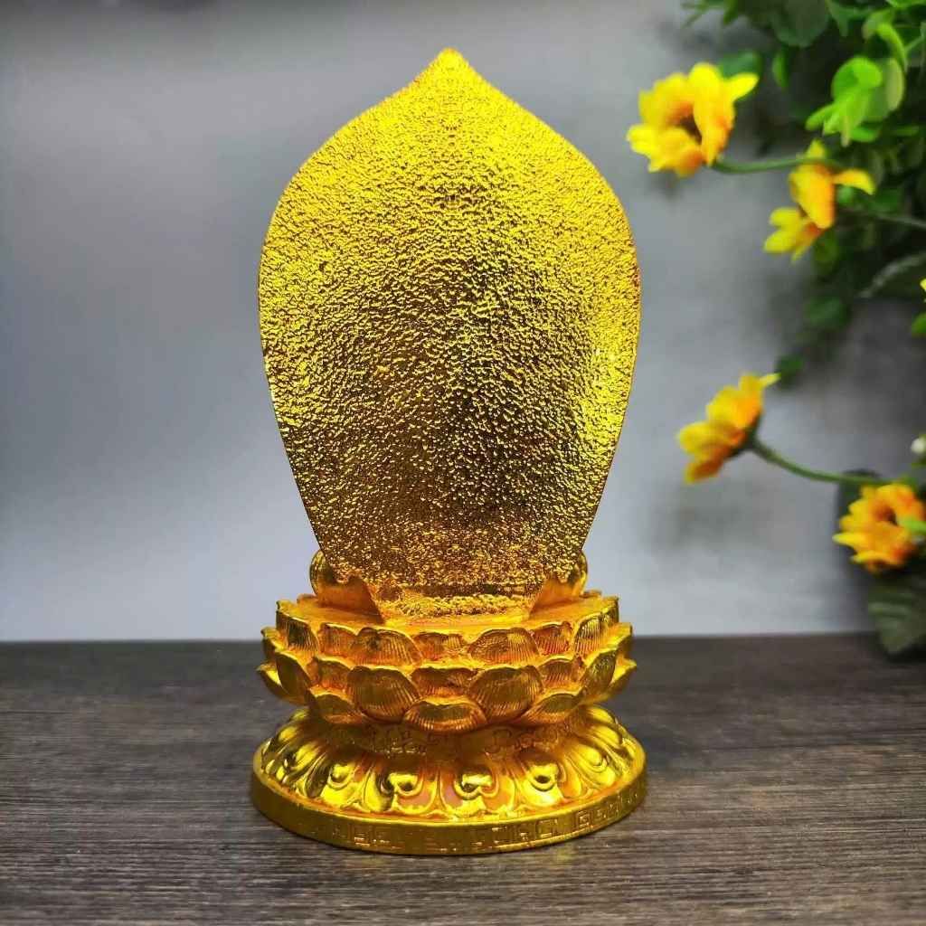  Tượng Phật Tổ Thích Ca Bằng Đồng Dát Vàng Tọa Đài Sen BKMECN-10255 