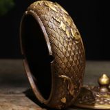  Hũ Đồng Có Nắp Họa Tiết Song Ngư Đúc Nổi Phong Thủy BKCECN-10553 