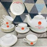  Bộ Ấm Chén Gốm Sứ Bát Tràng Tổng Bí thư, Chủ tịch nước Tô Lâm BKCECN-10551 