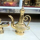  Bộ Đồ Thờ Bằng Đồng Mạ Vàng Trang Trí Bàn Thờ Phật Gia Tiên BKMECN-10275 