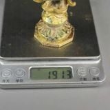  Tượng Phi Thiên Âm Nhạc Bằng Đồng Mạ Vàng BKMECN-10277 