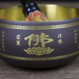  Chuông Xoay Thiền Phật Giáo Mạ Đồng Khắc Bát Nhã Tâm Kinh BKMECN-10278 