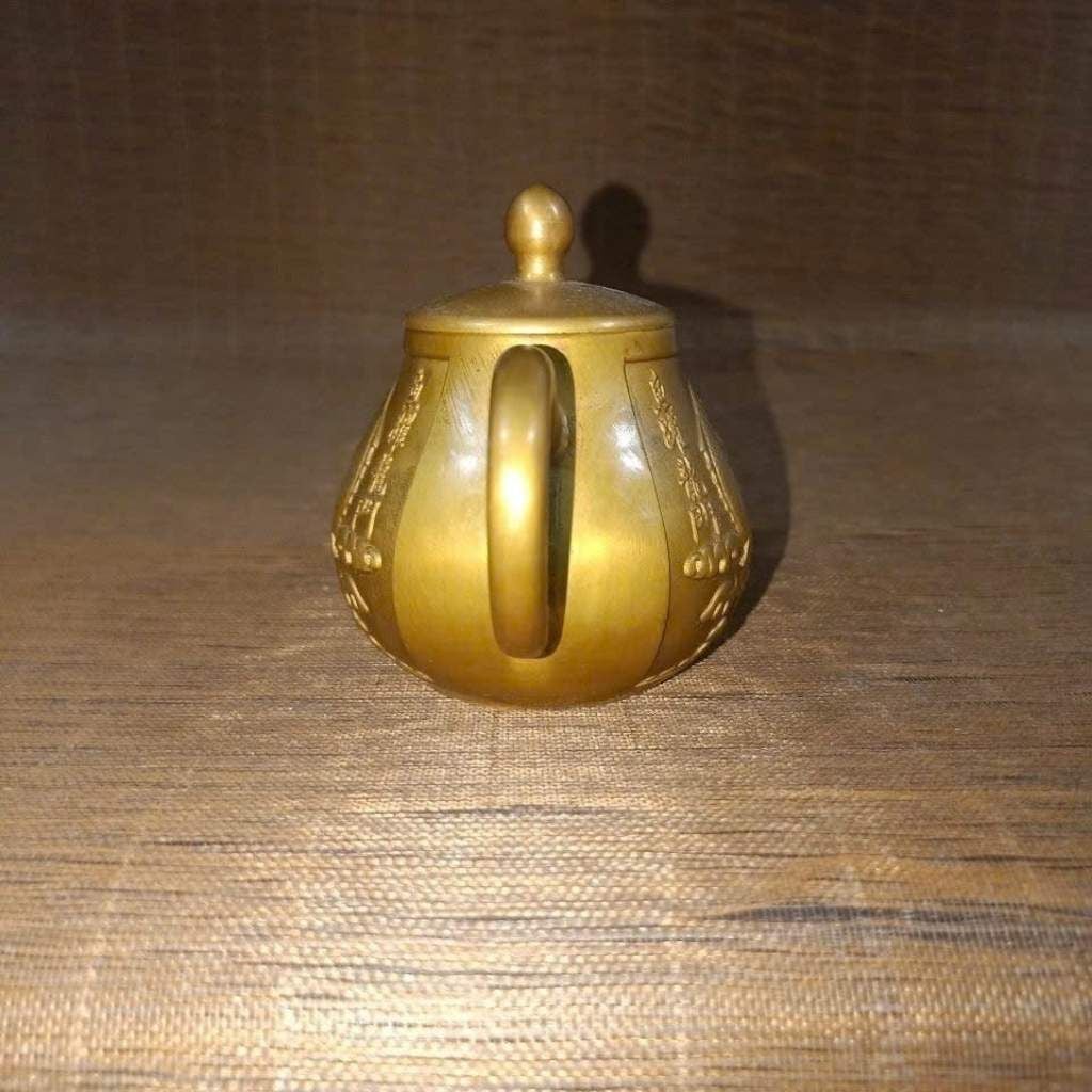  Ấm Trà Bằng Đồng Nguyên Chất Khắc Nổi Cá Chép BKMECN-10285 