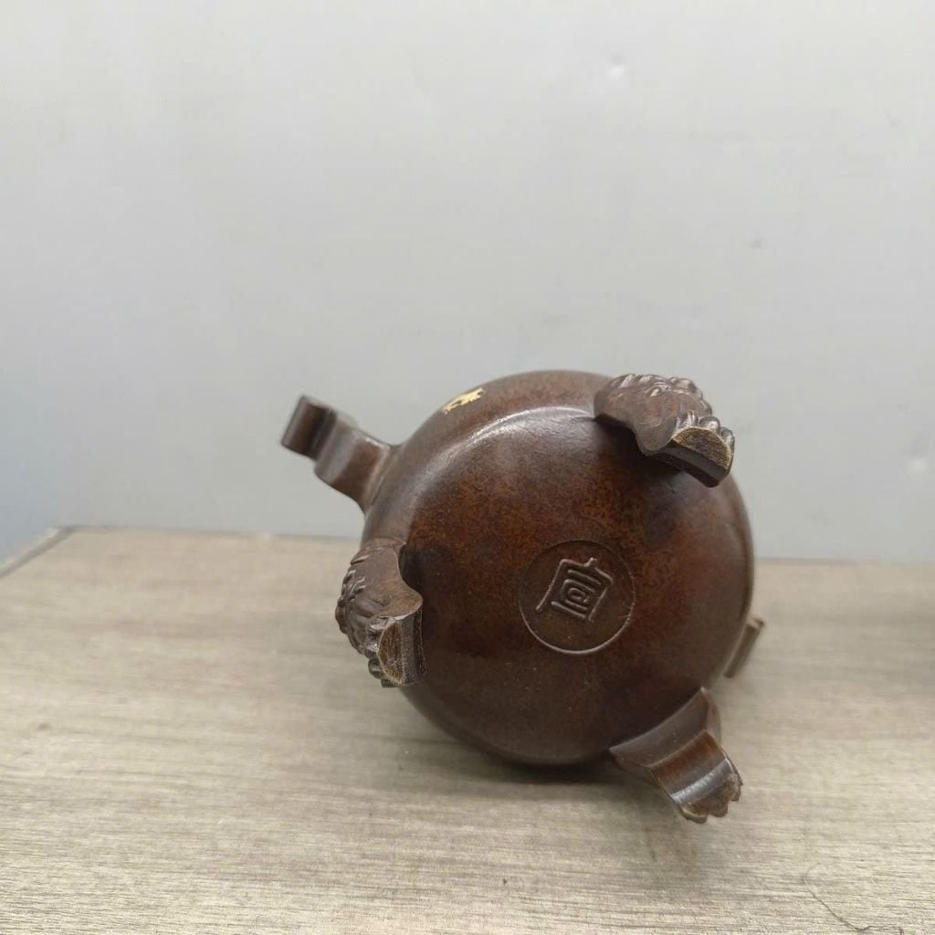  Lư Đốt Trầm Đồng Dáng Tháp Rồng Vàng Hun Cổ BKMECN-10292 