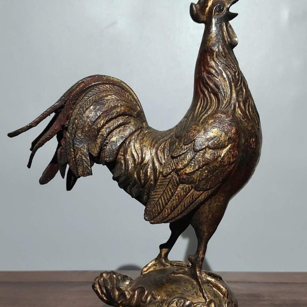  Tượng Gà Trống Đồng Cổ Phong Thủy BKMECN-10300 