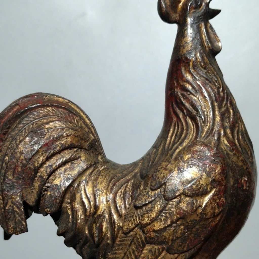  Tượng Gà Trống Đồng Cổ Phong Thủy BKMECN-10300 
