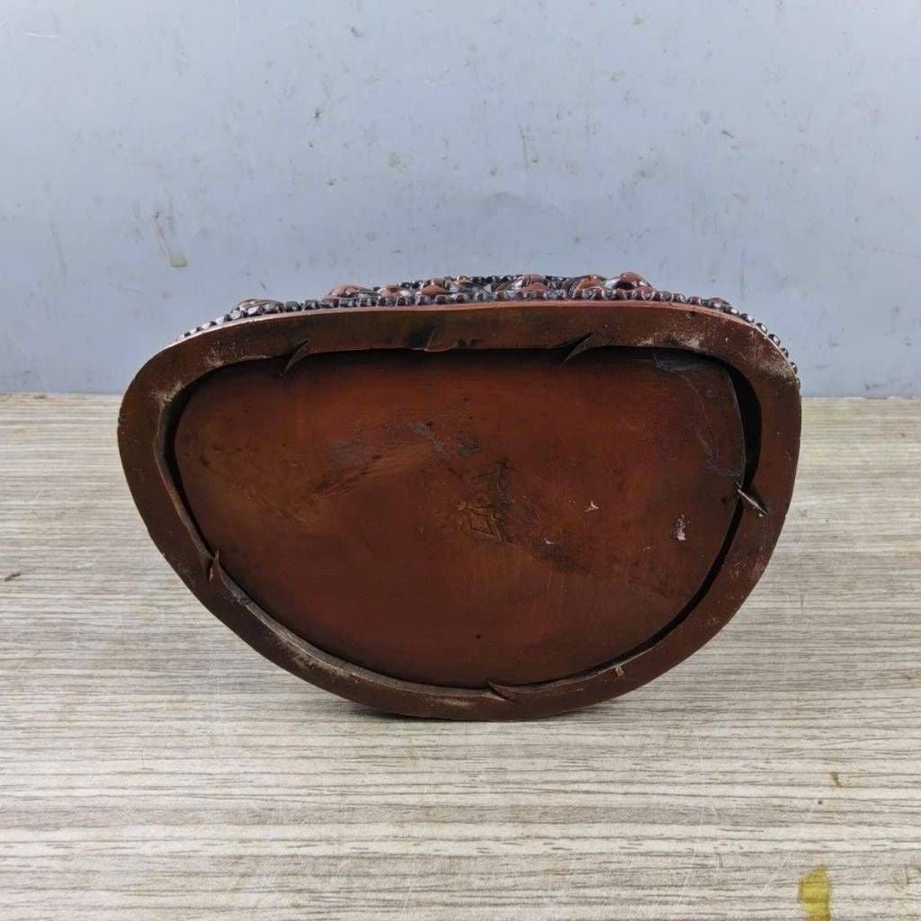  Tượng Phật Thích Ca Mâu Ni Bằng Đồng Đỏ Giả Cổ BKMECN-10302 
