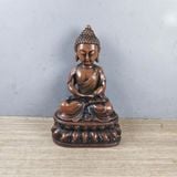  Tượng Phật Thích Ca Mâu Ni Bằng Đồng Đỏ Giả Cổ BKMECN-10302 