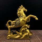  Tượng Ngựa Phong Thủy Bằng Đồng Thau BKMECN-10311 